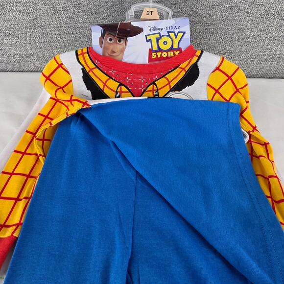 DISNEY COLLECTION TODDLER BOYS 4-PC TOY STORY PAJAMA SETS BUZZ & WOODY SIZE 2T - Picture 6 of 10